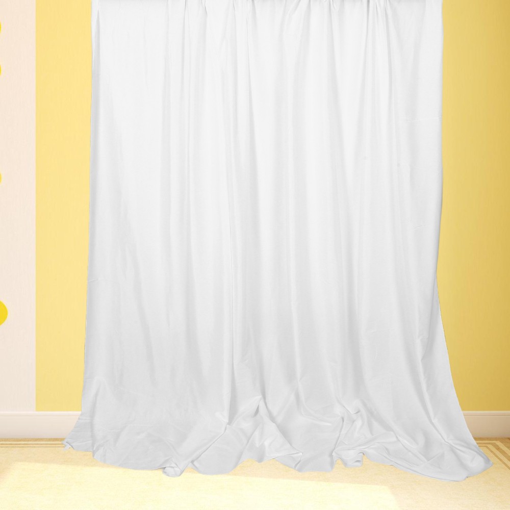 Wrinkle Free White Backdrop For Parties – Polyester Photo Backdrop For Weddings