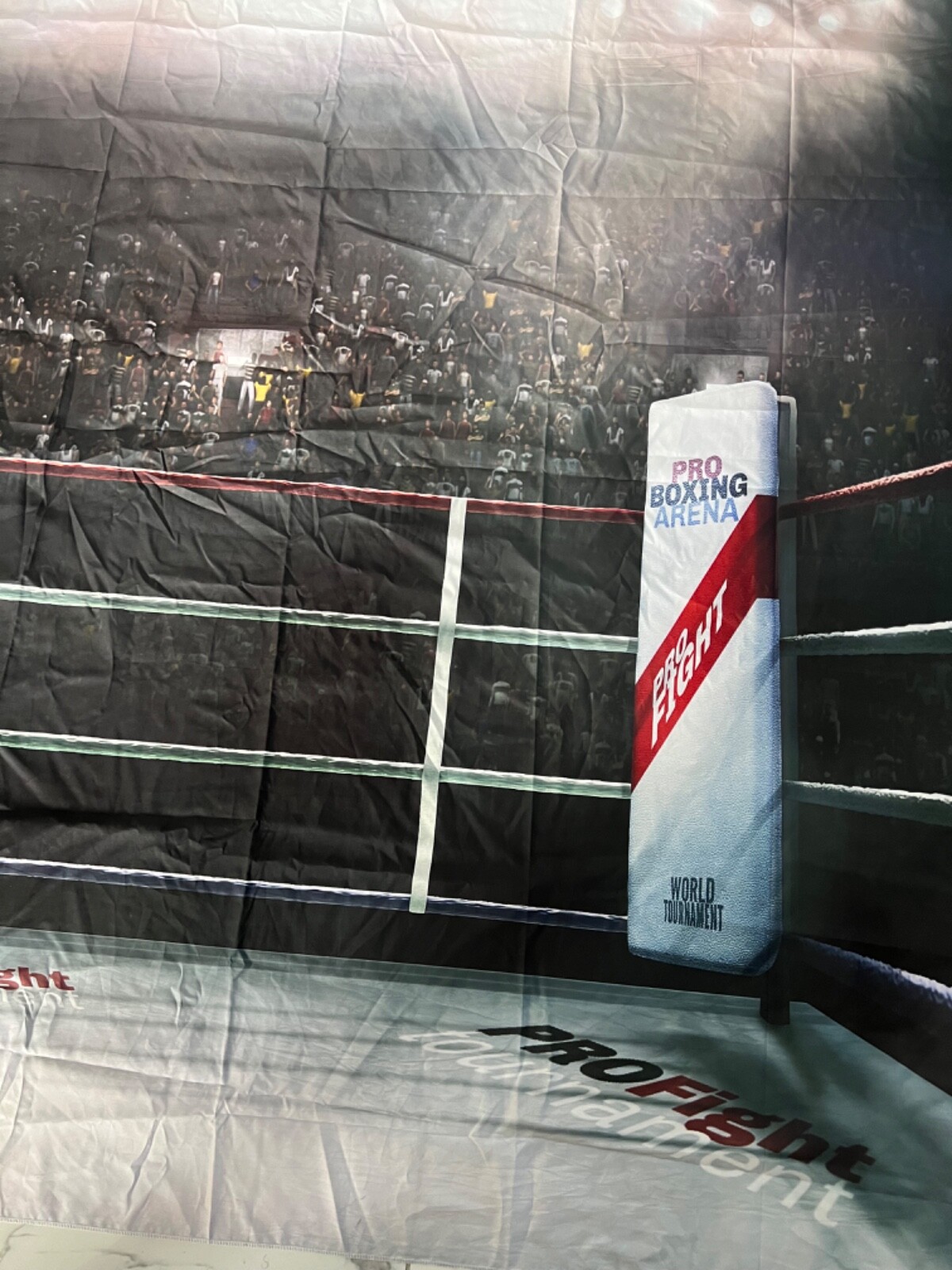 Photo Backdrop Pro Boxing Arena Sports Fight Tour 59″x81″ Party Balloon Backdrop