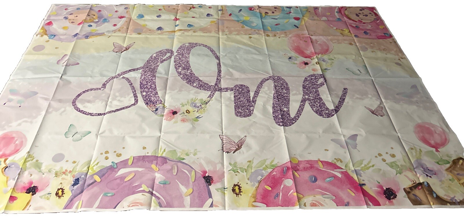 Witnu First One Birthday Table Banner Size 7x5ft