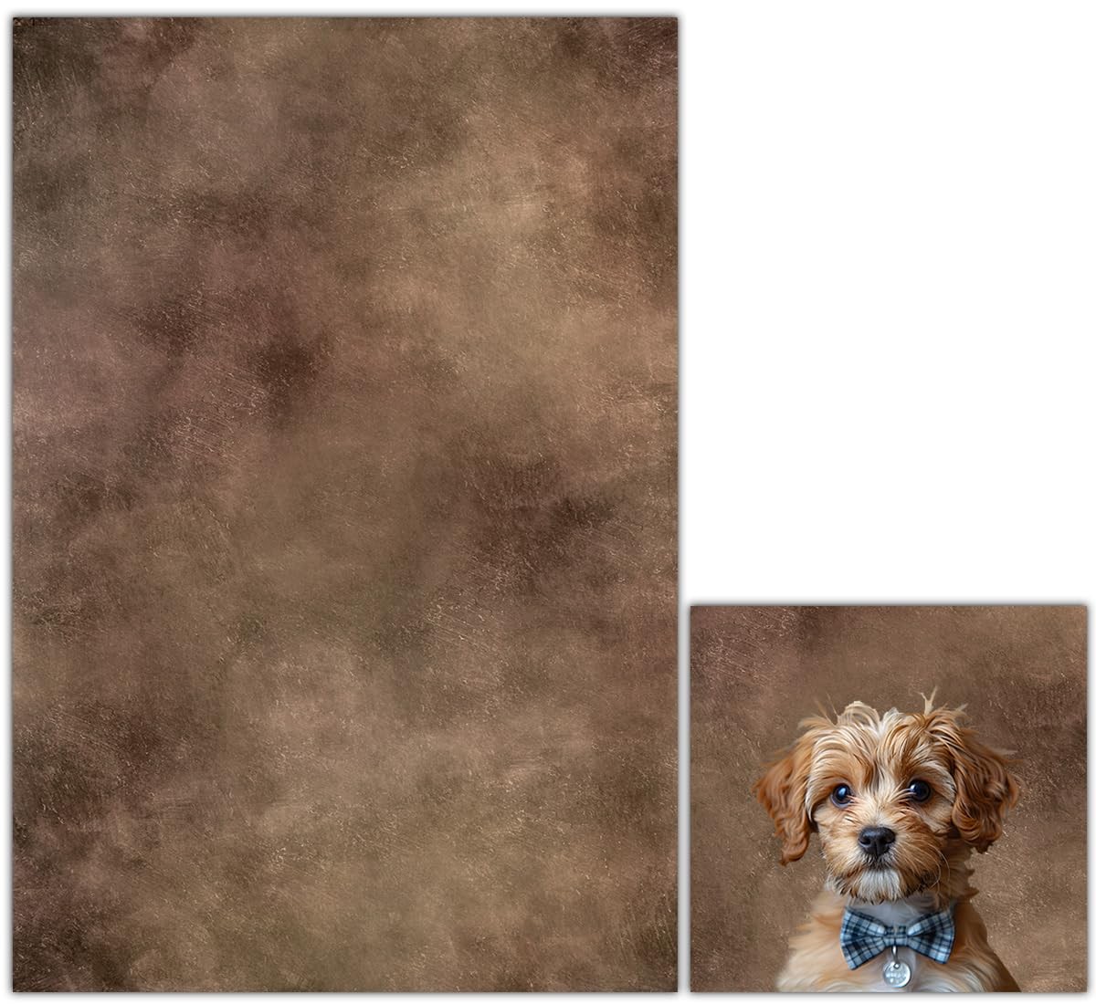 5x7ft Brown Rust Abstract Photography Backdrops Mottled Background