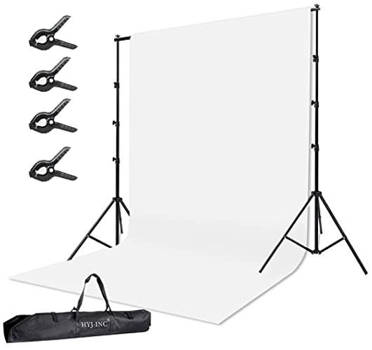 Photo Background Support System with 10 x 10ft Backdrop Stand Kit,10 x12ft