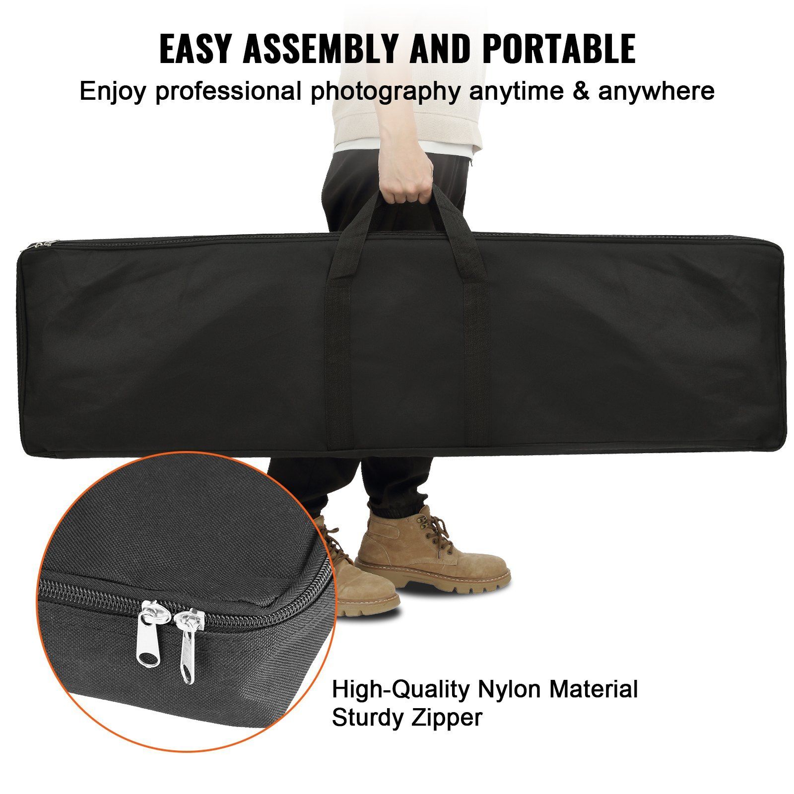 10ft x 10ft Pipe and Drape Kit Heavy Duty Backdrop Stand with Carbon Steel Base