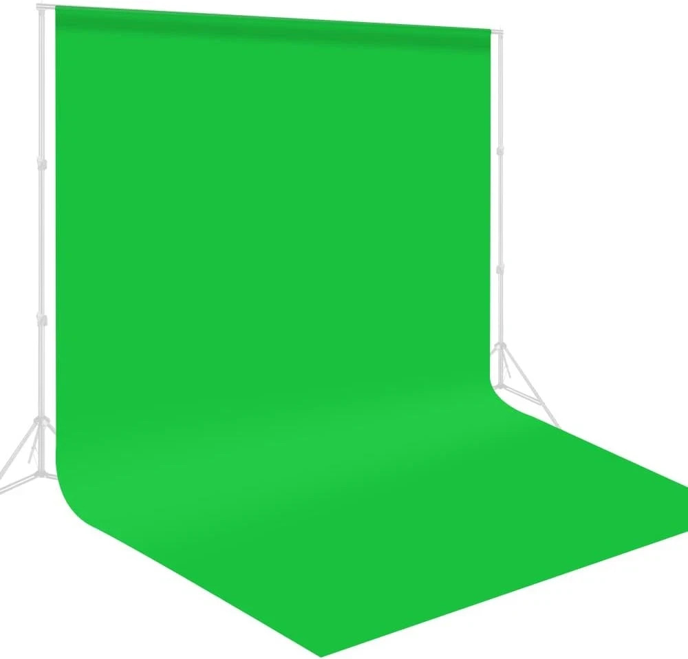 NEW Large Green Screen Muslin Backdrop 10’X20′ for Photo/Video Chromakey