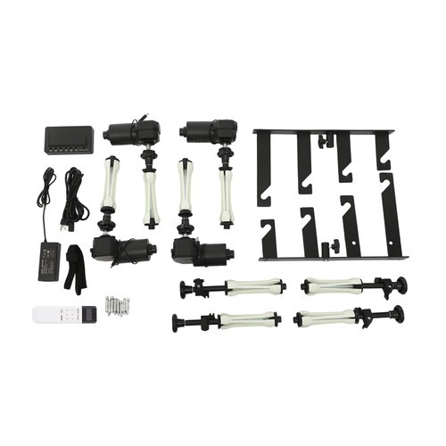 4 Roller Electric Photography Background Mechanism Wall Ceiling Mount w/Remote