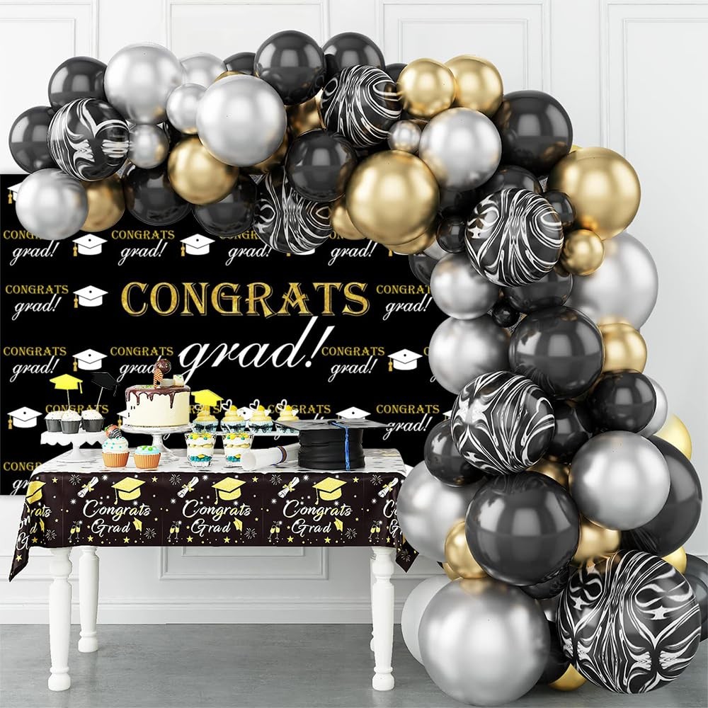 10x8ft Class of 2025 Backdrop, Polyester, Congrats Grad, Graduation Party