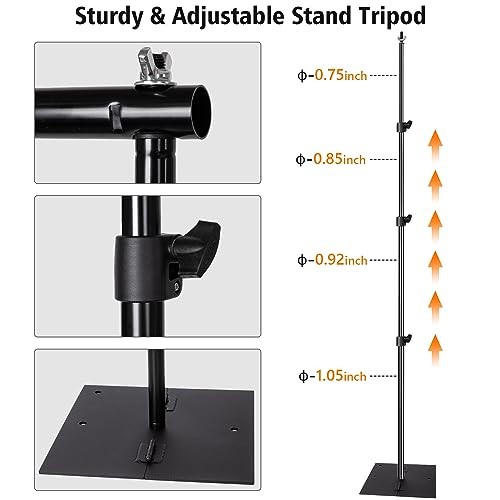 Photo Video Studio Photography 10 x 8.5ft Pipe and Drape Stand with 12 x10ft
