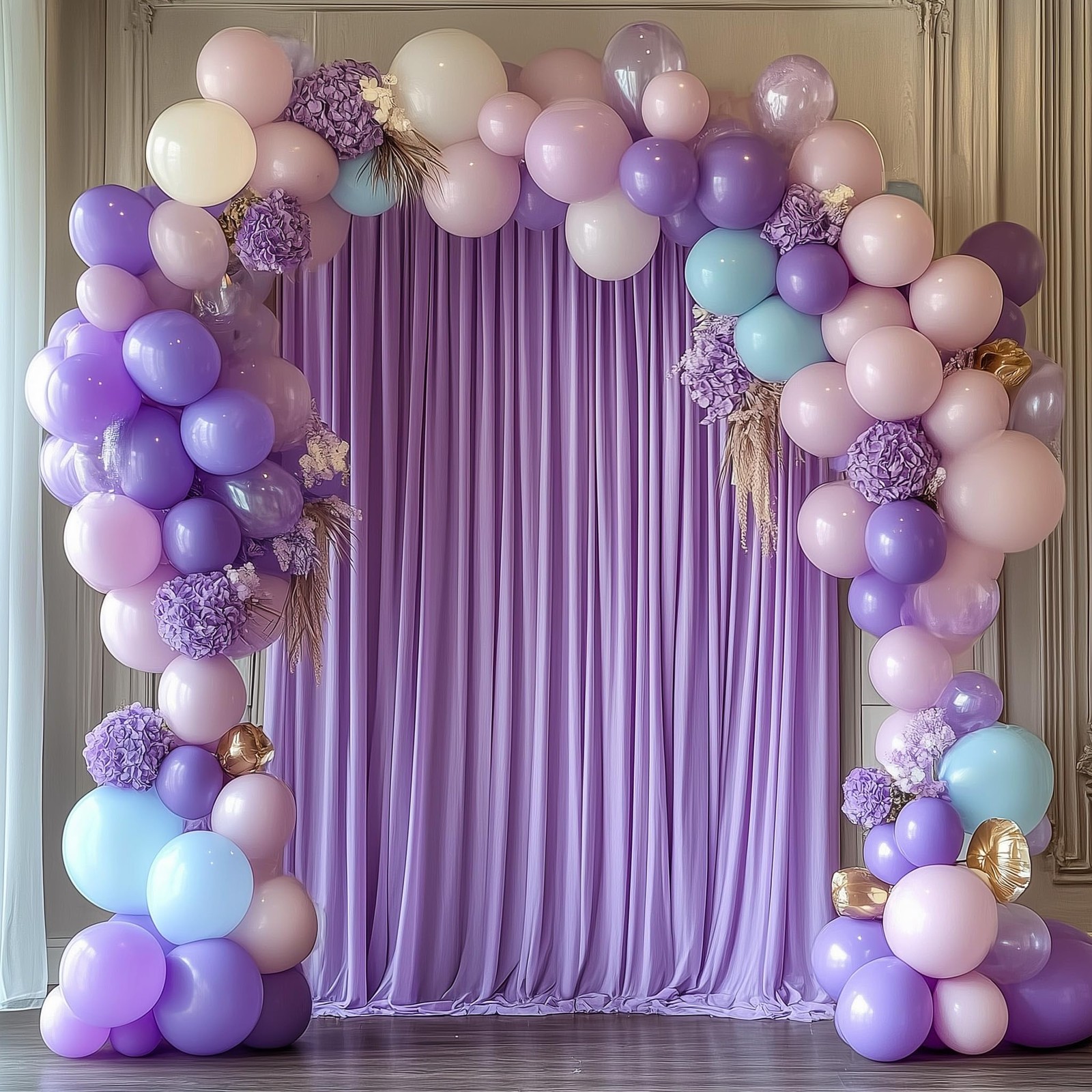 Lavender Purple Backdrop Curtain for Parties 10x8FT Photo Backdrop Drapes for…