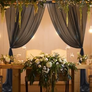 20ft X 10ft Black Tulle Backdrop Curtain for Parites, Sheer Backdrop Curtains…