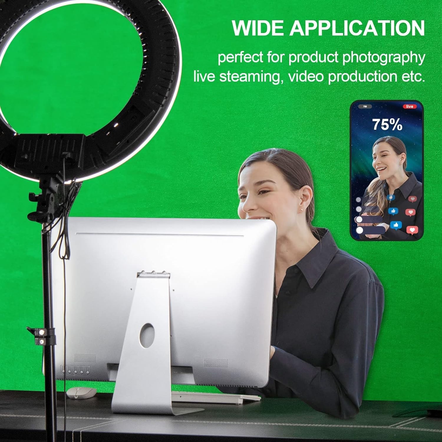 Durable 6×9 Ft Green Screen for Professional Quality Video Streaming & Shooting