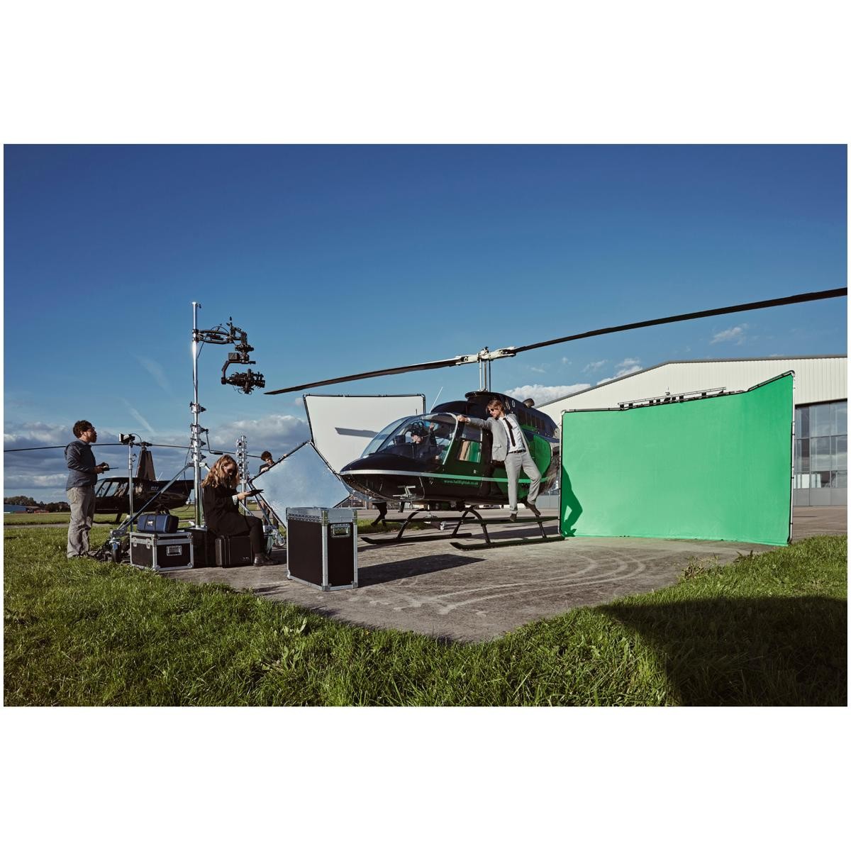 Manfrotto 13′ Panoramic Background, Chroma Key Green