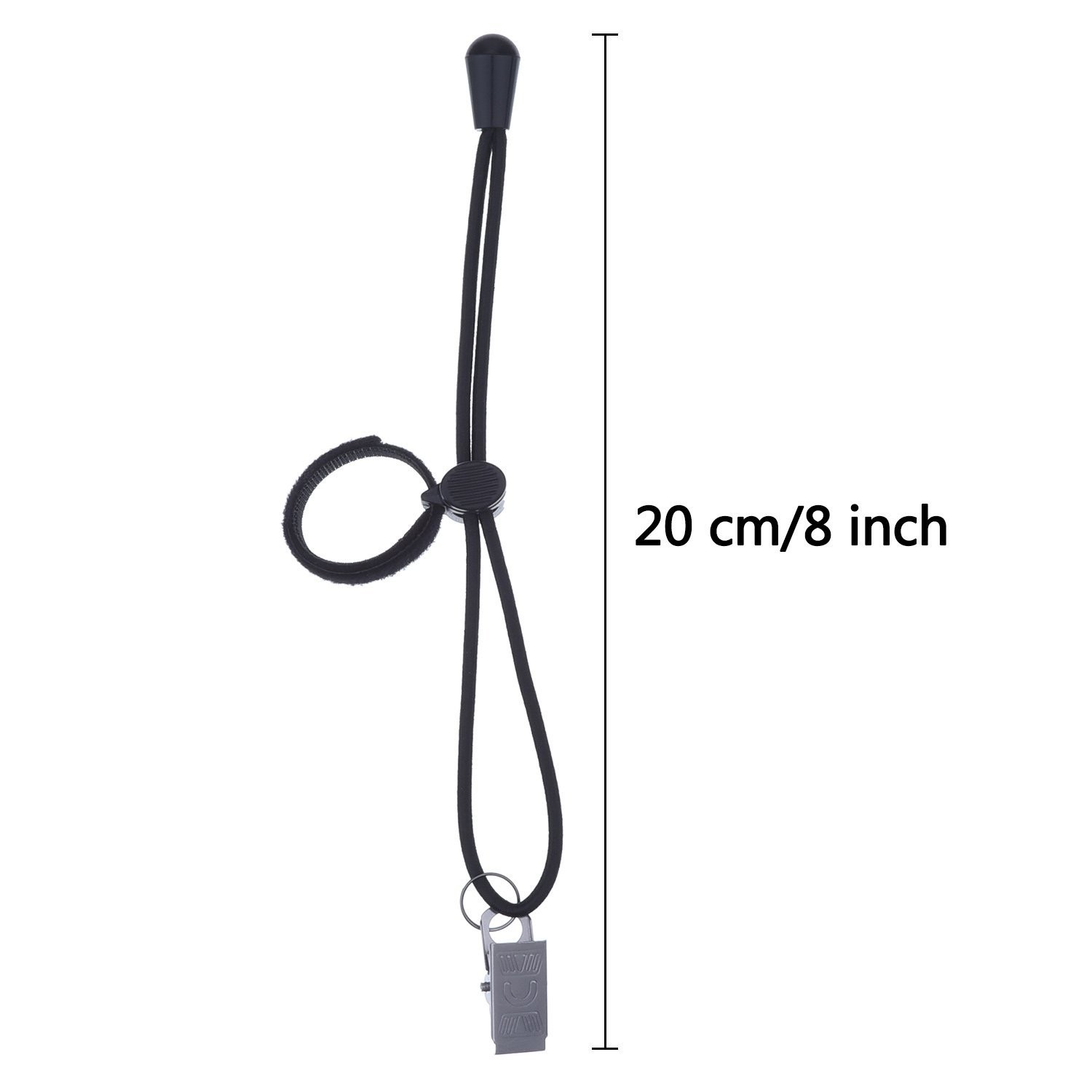 Backdrop Background Clips Holder for Photo Video Studio, 12 One Size, Black