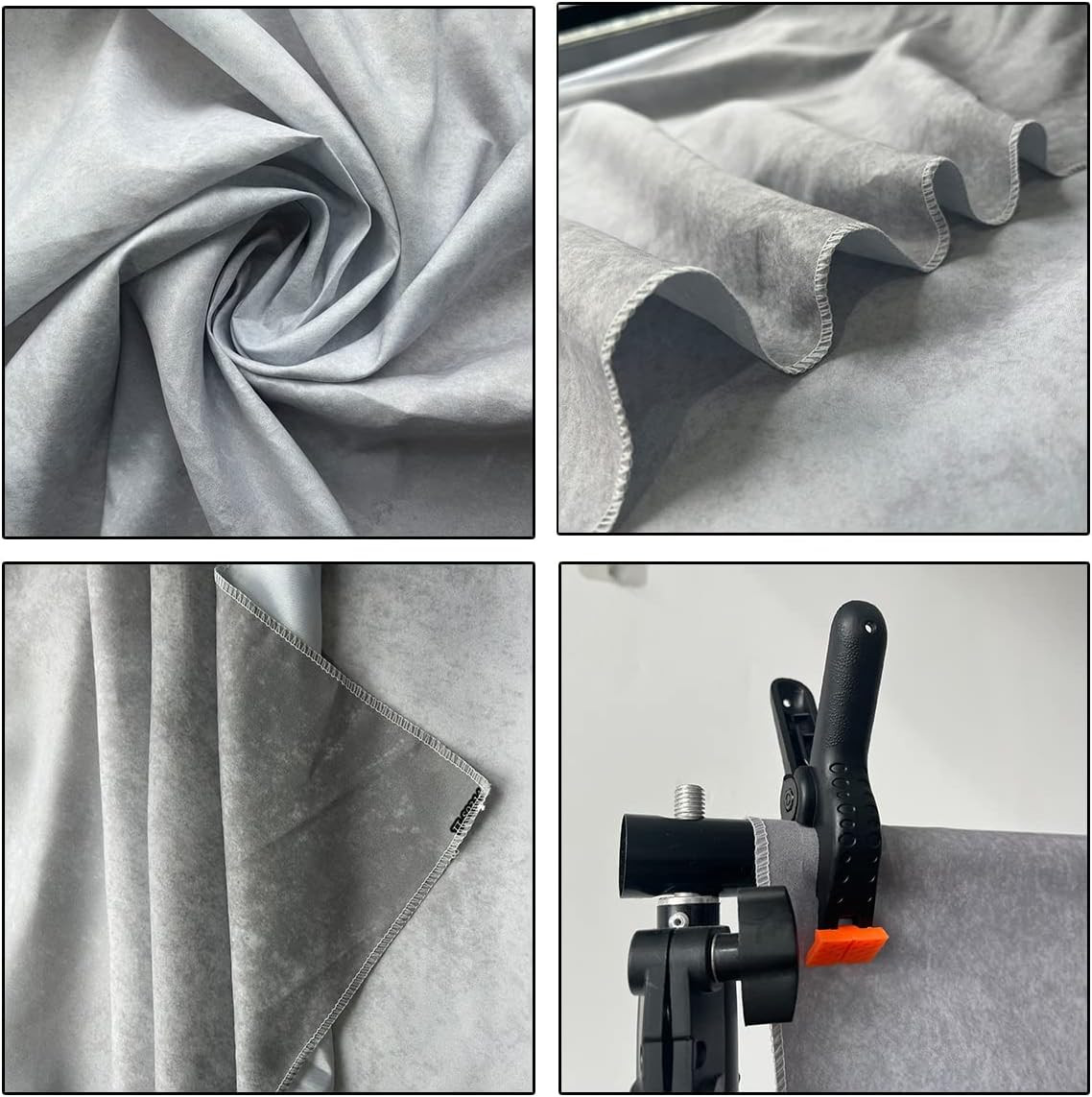 5X7Ft Grey Portrait Photography Backdrops Solid Texture Abstract Photo Backgroun