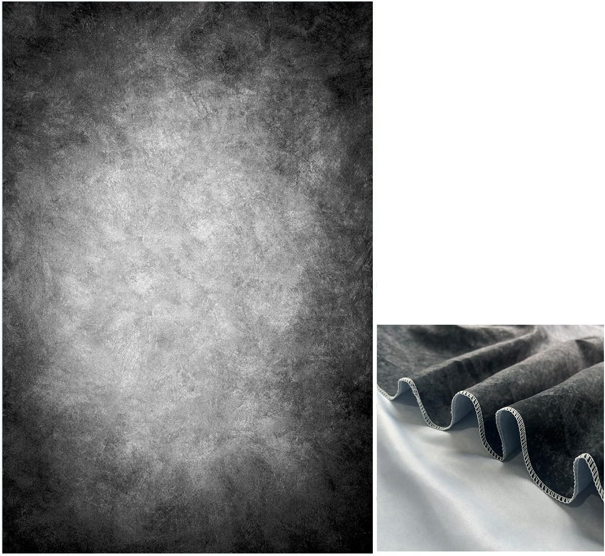 5X7Ft Abstract Black Gray Portrait Photography Backdrops Photo Studio Prop Backg