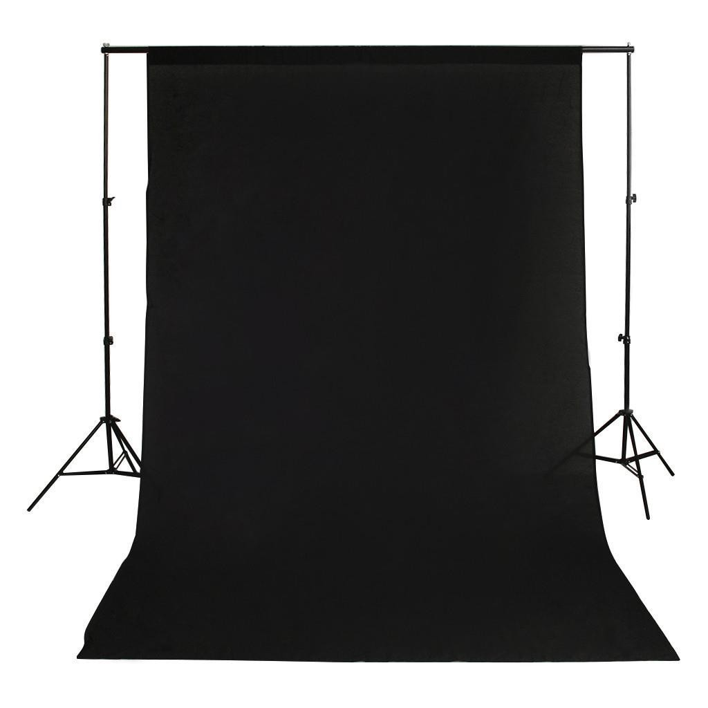 Kshioe Photography 10ft Backdrop Stand Kit 1.6*3m Green Screen Black White Clamp