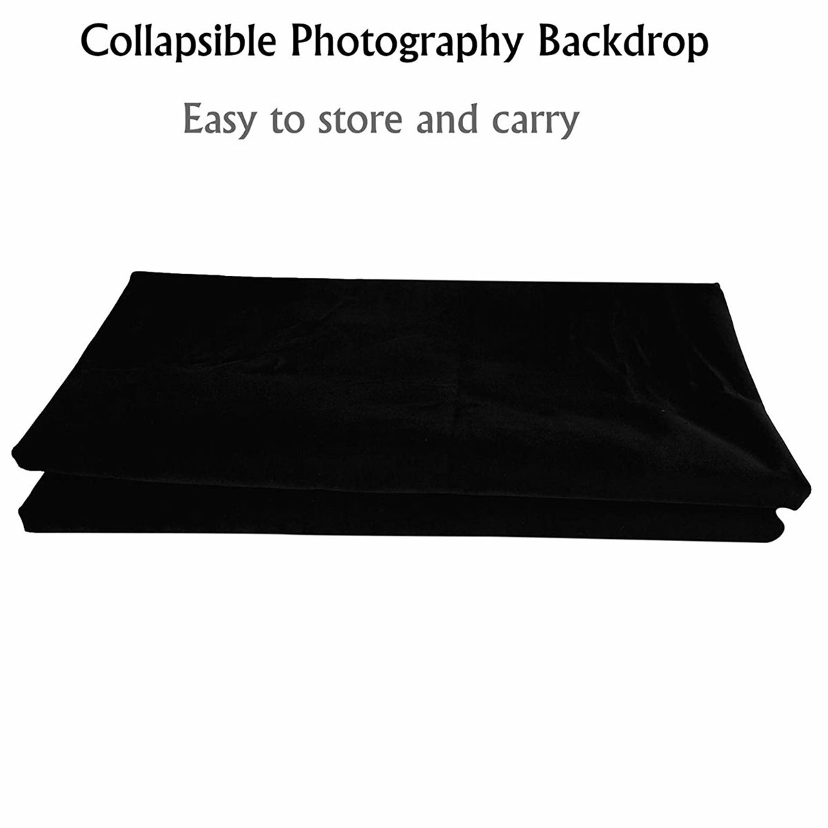 Black Background Light Absorbing Photography Solid Flocking Cloth Studio Props