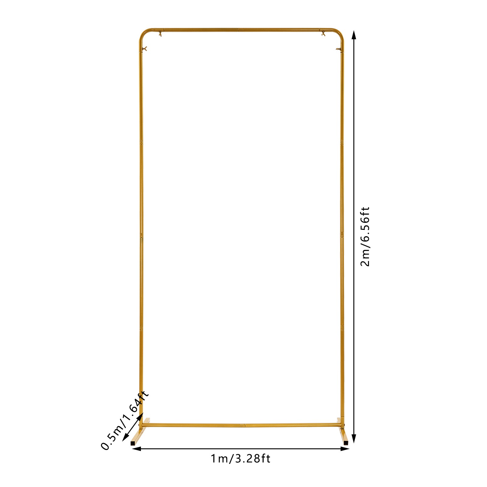 Wedding Backdrop Stand, Backdrop Frame, Backdrop Stand.Capacity 13.23 lbs.Gold