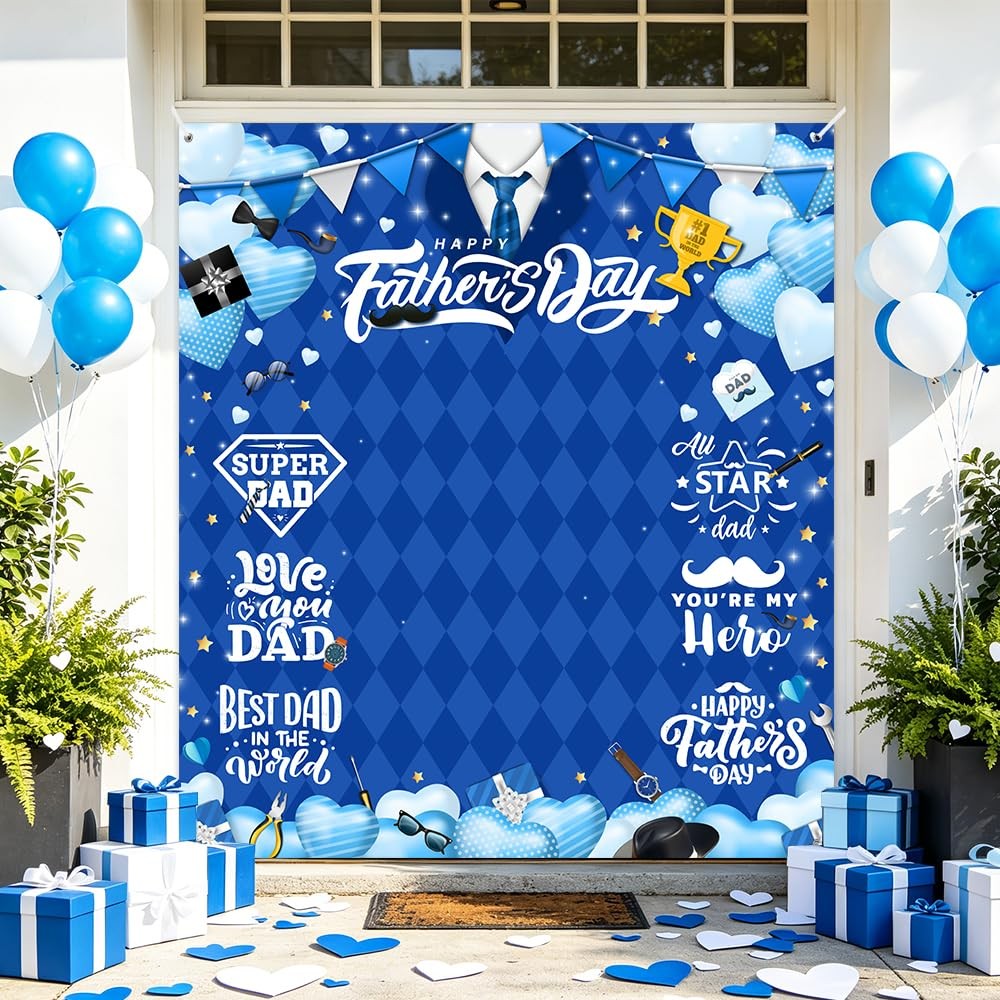 Happy Fathers Day Banner Large Decorations Backdrop Photography Photo