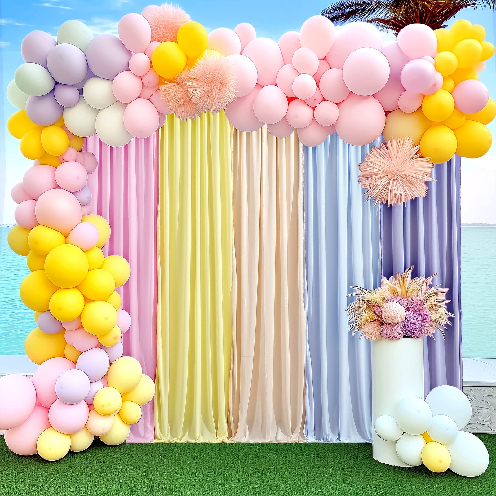 Pastel Backdrop Curtains Unicorn Backdrops Unicorn Party Backdrops for Girls …