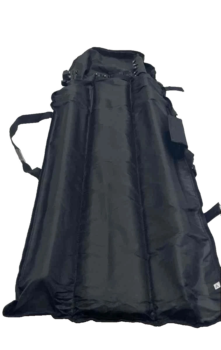 Emart Black Back Drop Stand 7ftx10ft Adjustable Legs with Carrying Case S1