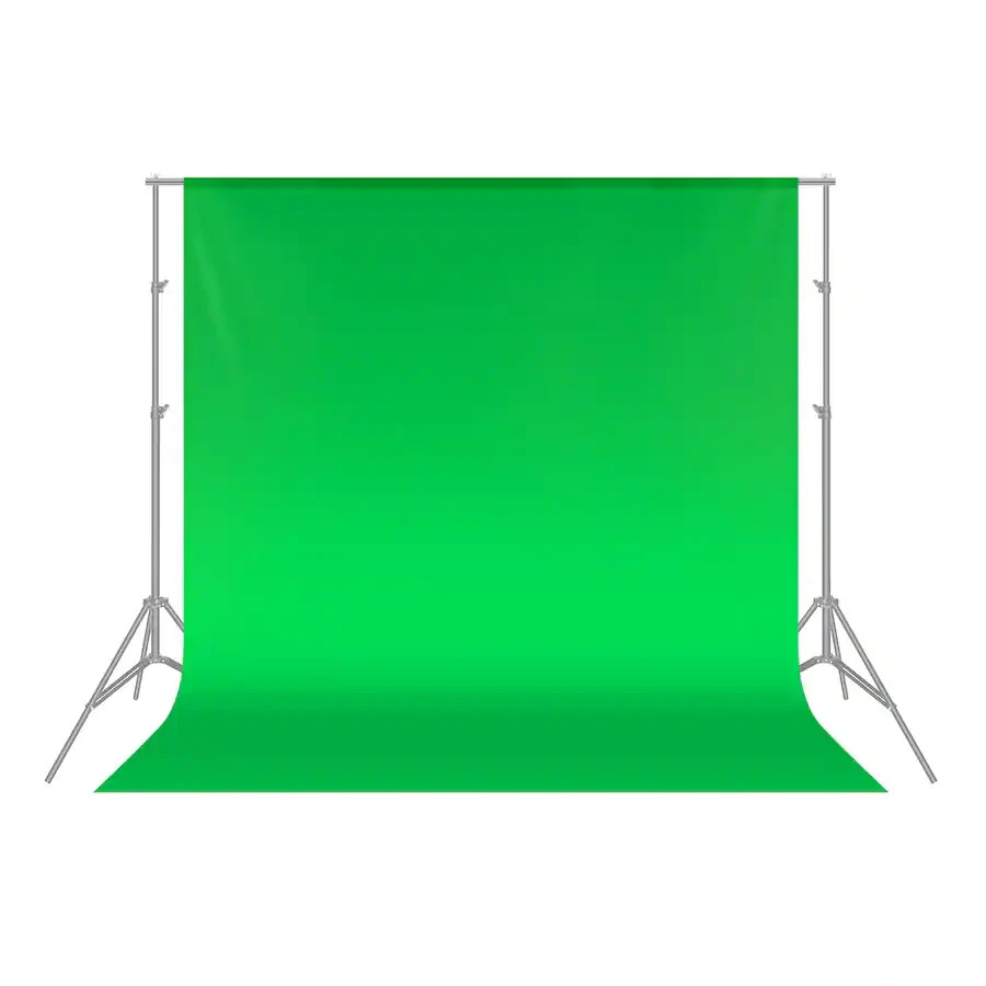 Green Cotton Photography Backdrop 100x150cm Wrinkle Resistant Studio Cloth