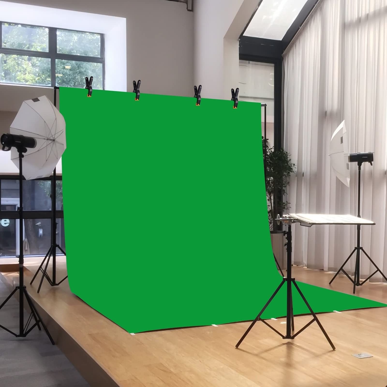Adjustable 8.5x10ft Backdrop Stand Kit for Photo Video Studio, Wedding & Party U