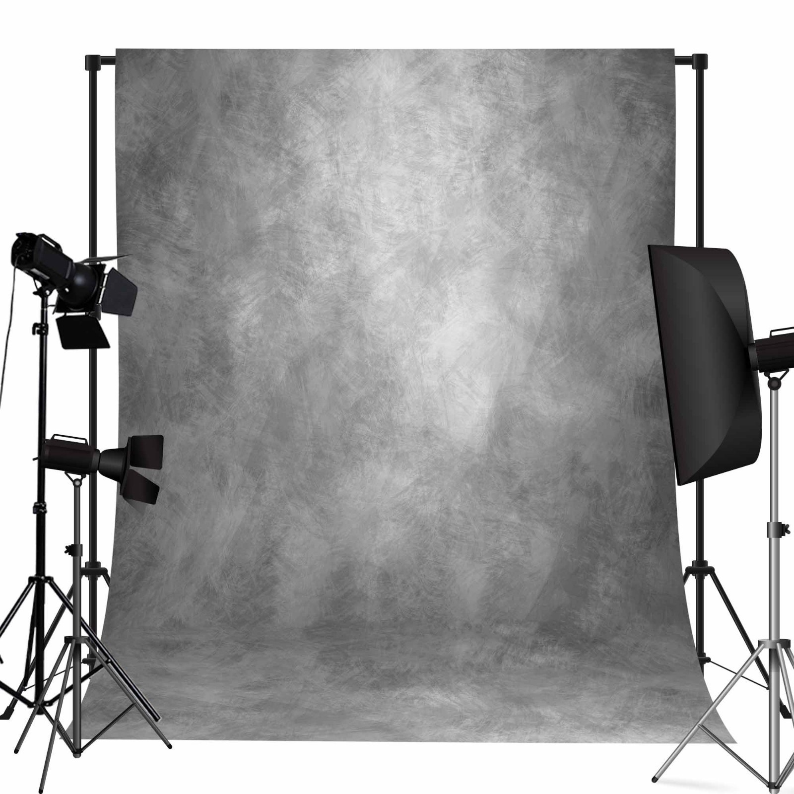 Light Grey 8x10ft Abstract Photography Backdrop – Studio Background Prop for Por