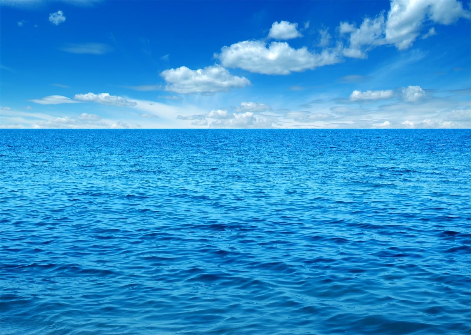 7x5ft Fabric Ocean Sky Backdrop Summer Sea Waves Photography Background