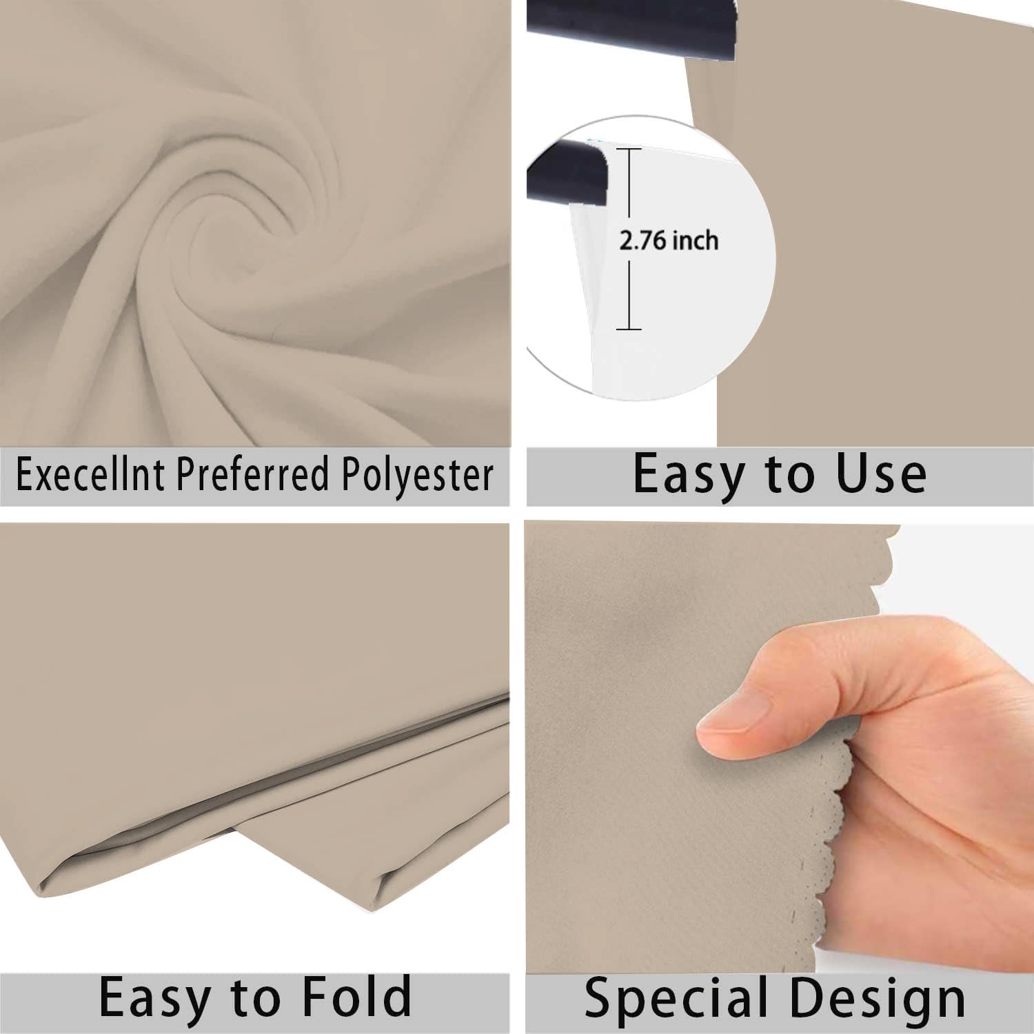 Beige Photo Backdrop for Photoshoot Beige Background for Photography Photo Backd
