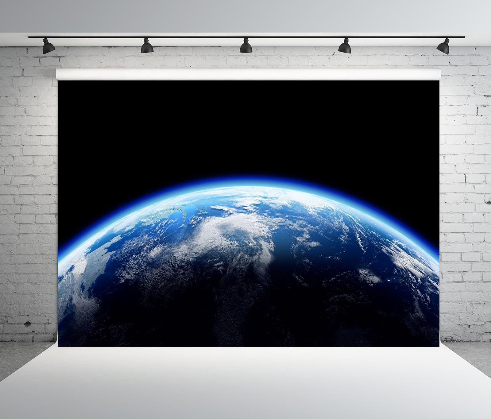 BELECO 7x5ft Fabric Earth Backdrop Outer Space Universe 7x5FT, N5-a20108