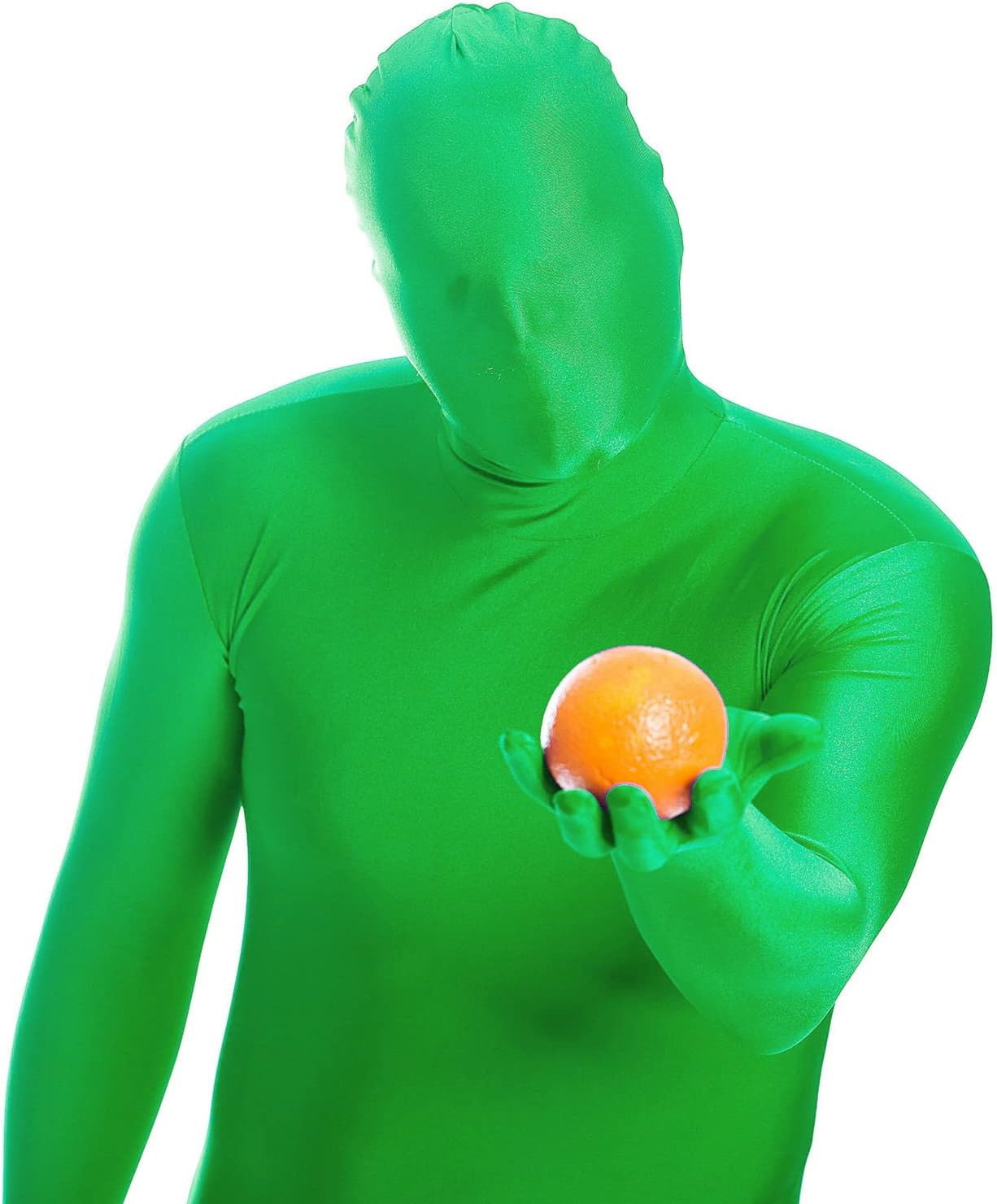 2 Pack Green Screen Chromakey Bodysuit Gloves Hood Unisex Disappearing Photogra