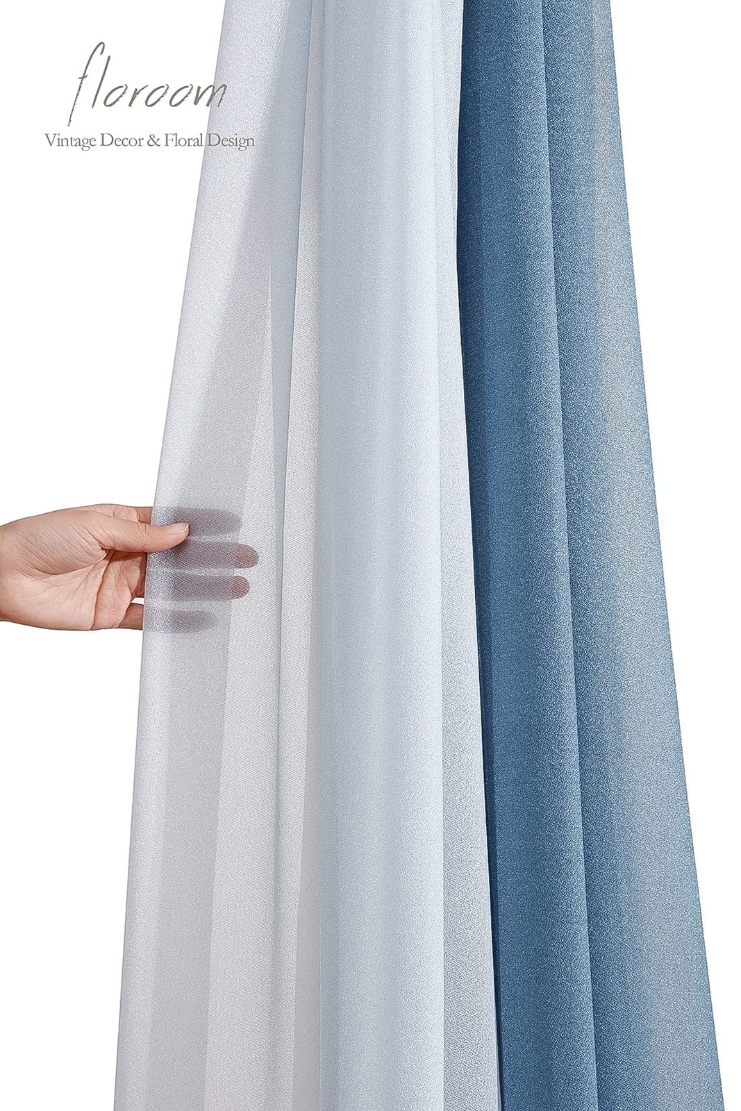 Wedding Arch Draping Fabric 3 Panels 20Ft Chiffon Fabric Drapes Arbor Drapery…