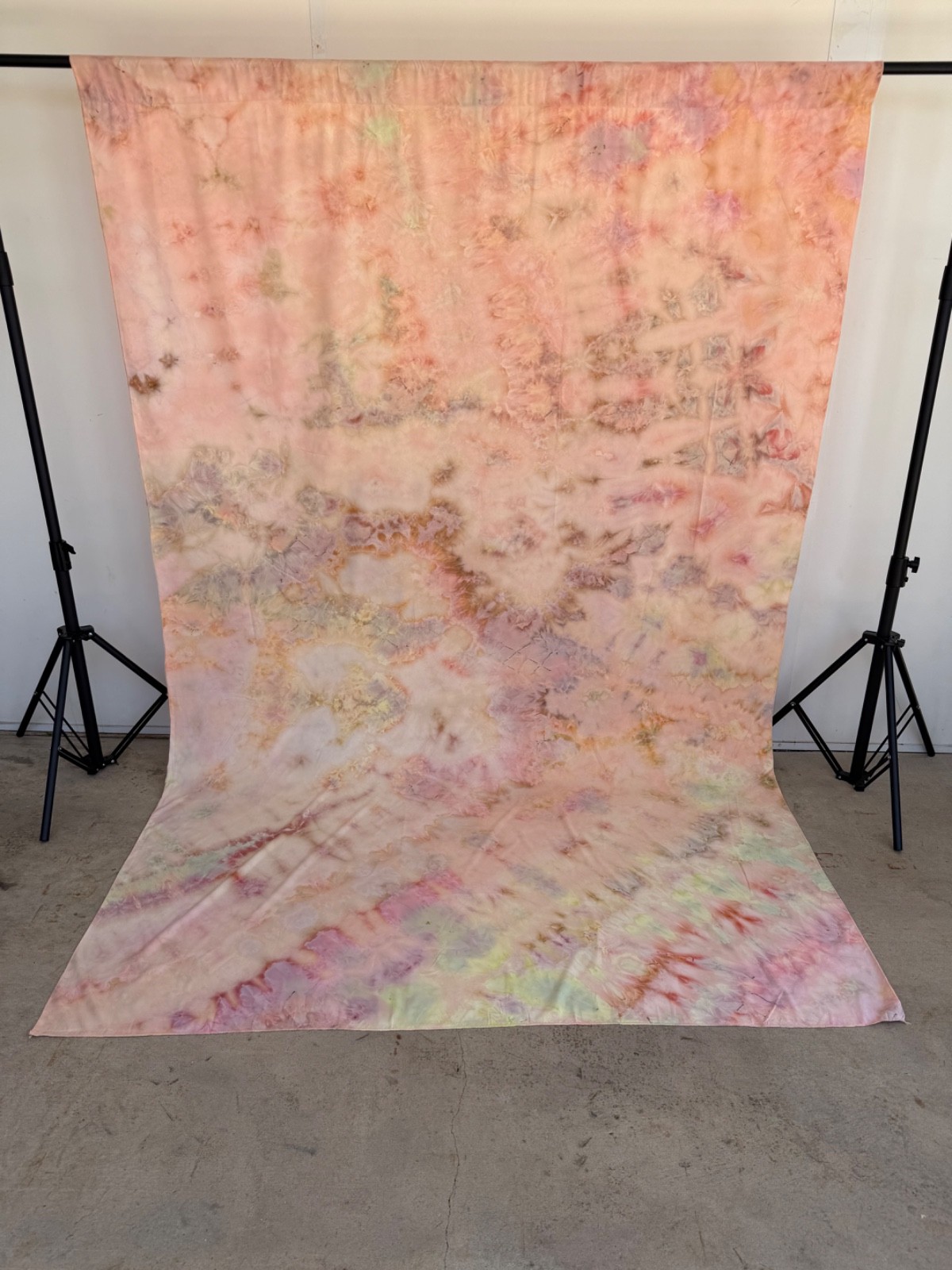 6×9 ft Pink Yellow Backdrop Abstract Photography Background Premium Polyester