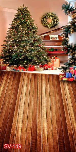 10’x20’CP Christmas Season Scenic Microfiber Fabric background backdrop SV149