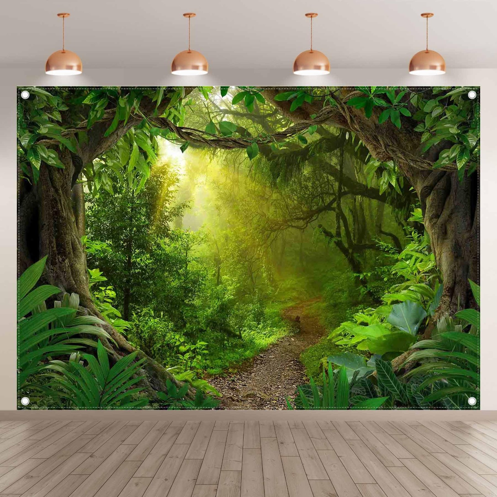 Swepuck 7x5ft Jungle Forest Photography Backdrop Tropical Rainforest