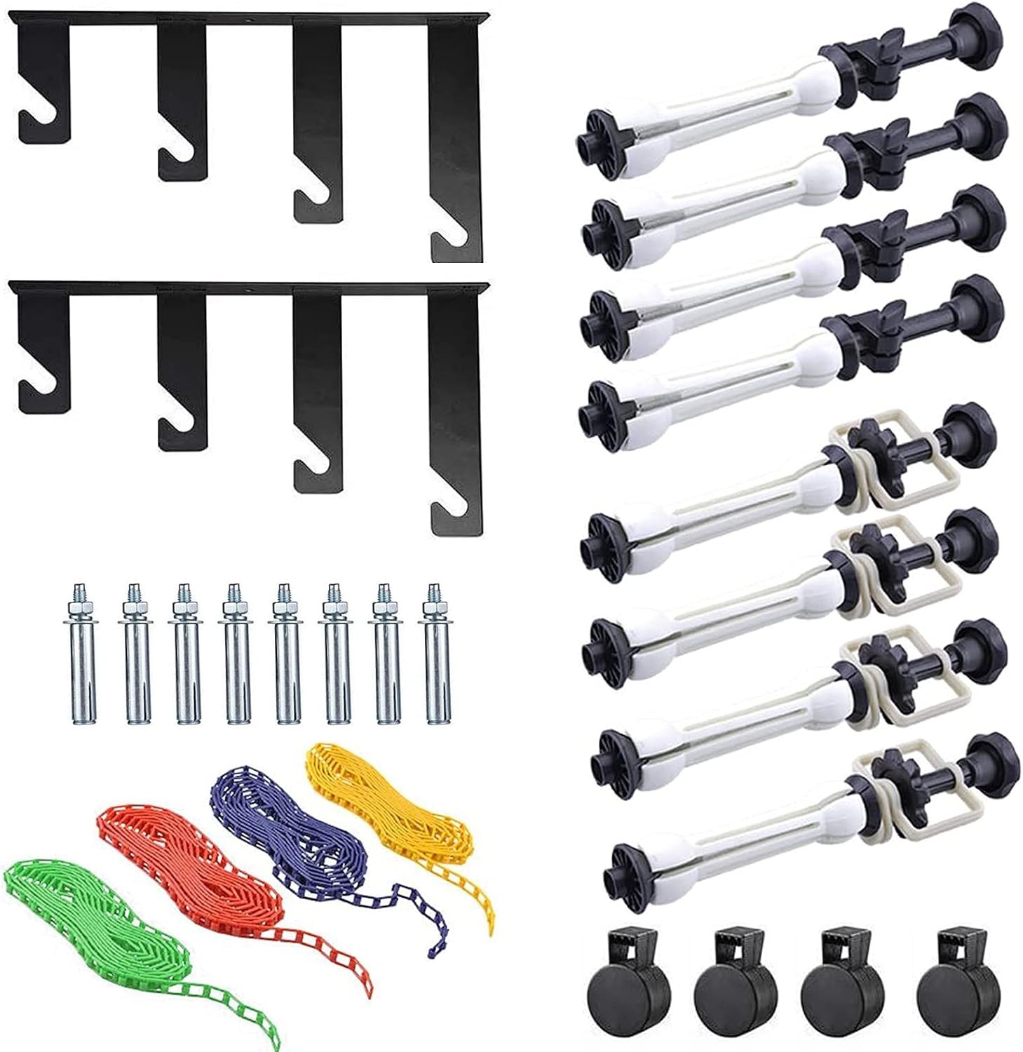 Photography Backdrop Wall Mount 3 Roller Support System Manual Photo Background
