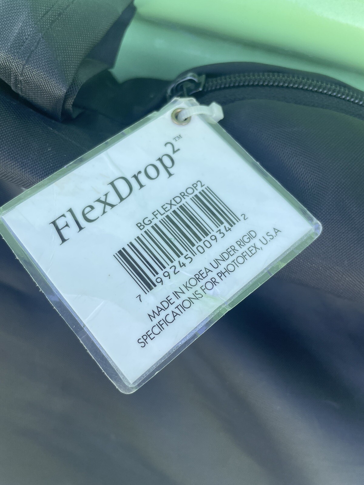 PHOTOFLEX FLEXDROP 2 REVERSIBLE CHROMAKEY BLUE GREEN 5×7 FOOT BACKDROP