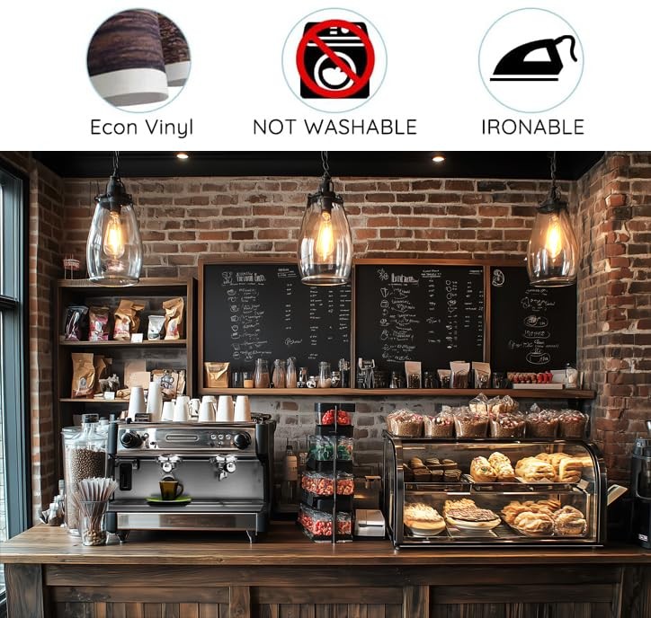 7X5ft Coffee Shop Party Backdrop Photography Background, Central 7X5FT, Brown