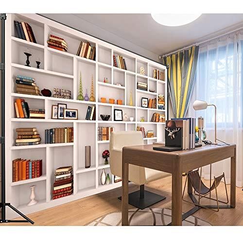 White Bookshelf Backdrop Bookcase Backdrops Office Backdrop Video 7x5ft