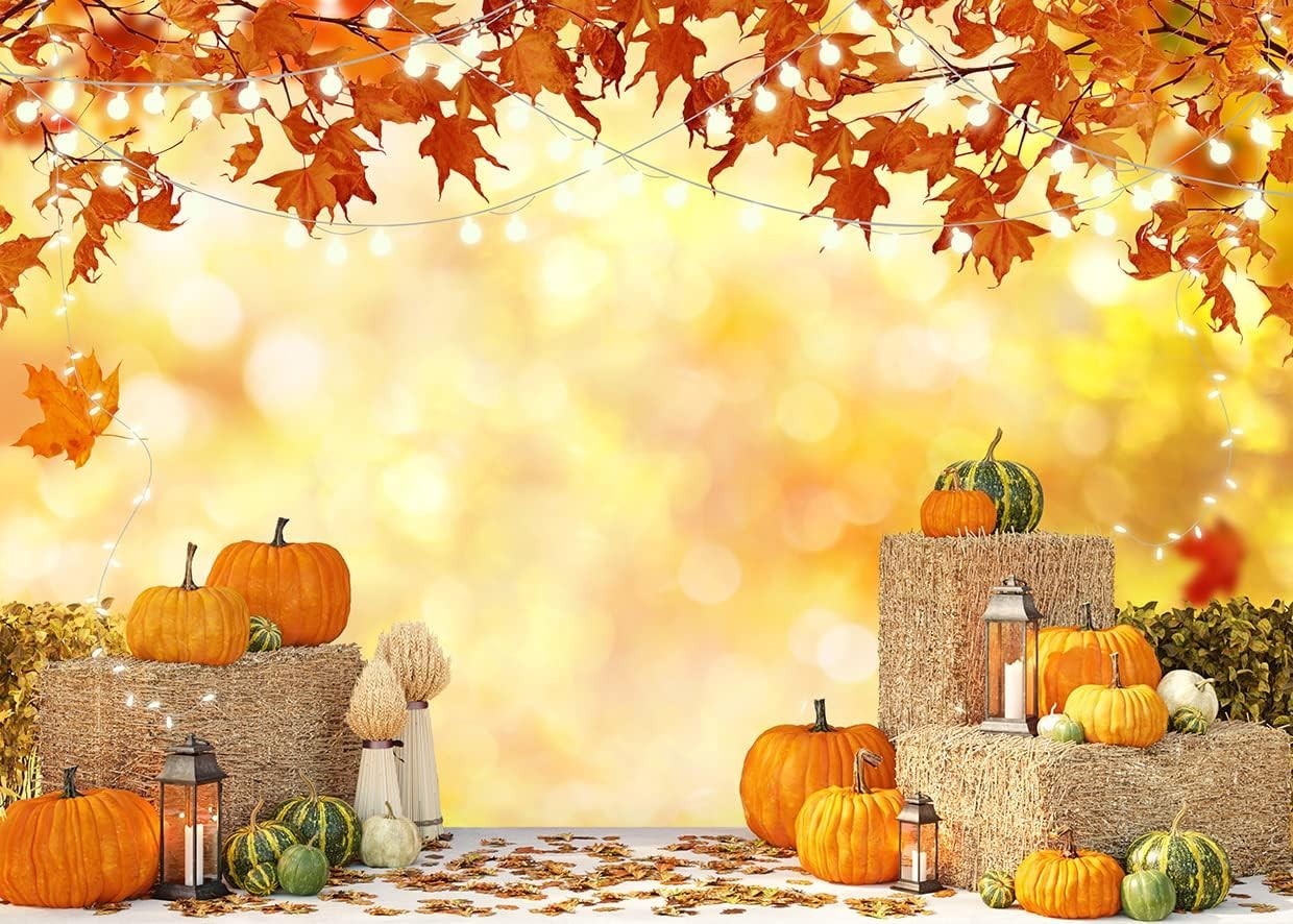 Alltten 8x6ft Fall Thanksgiving Backdrop