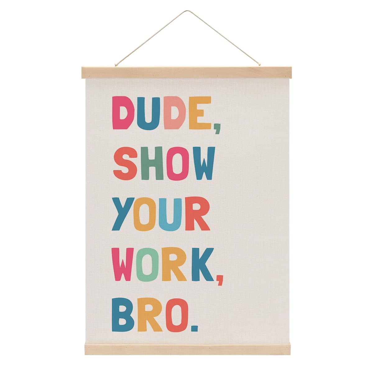 Pykfrhh English Classroom Decor, Retro Canvas Banner, Wall Hanging Decor for …