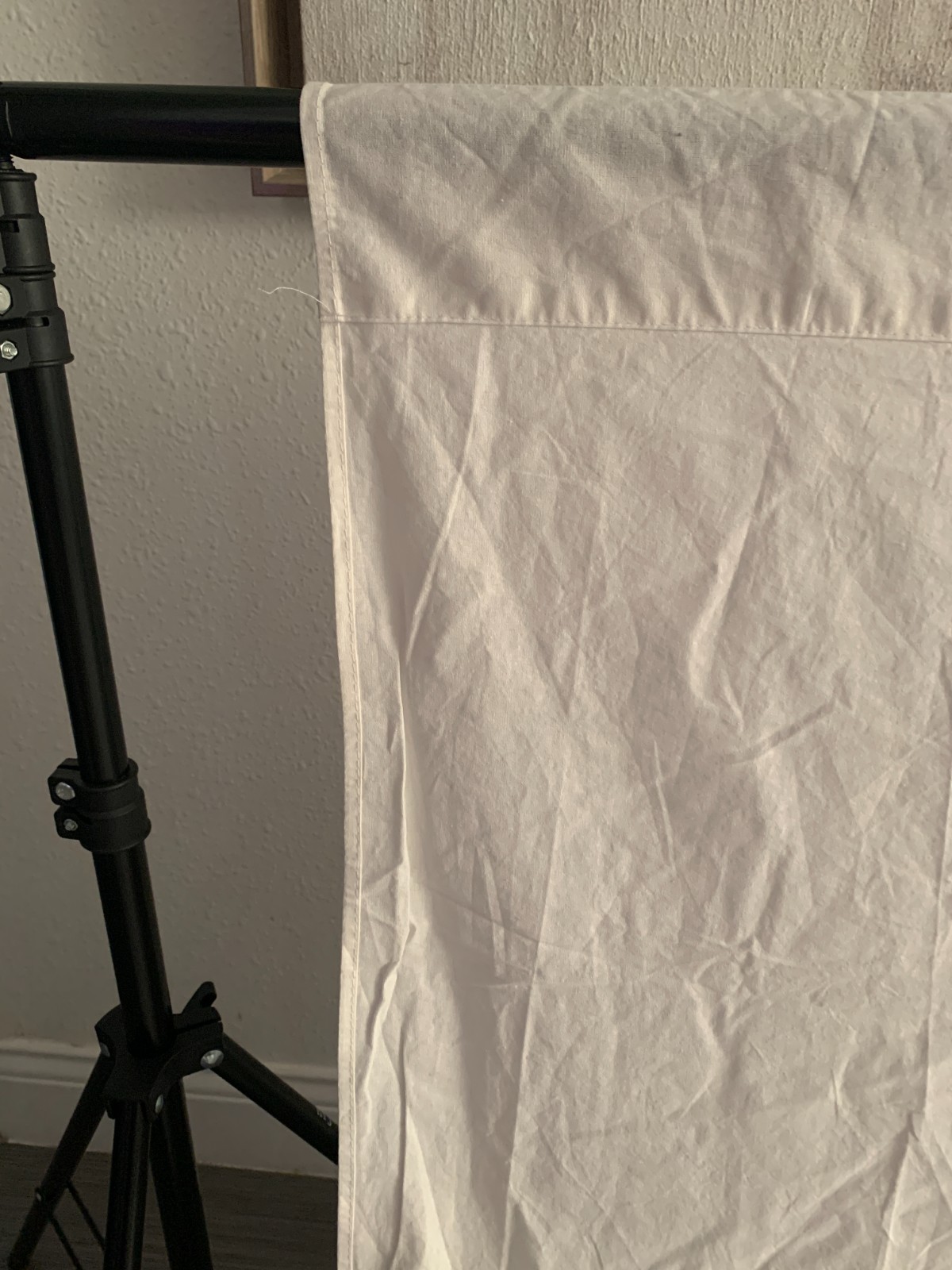Photo Background Support System with 8.5 x 10ft Backdrop Stand Kit, 100% Whit…