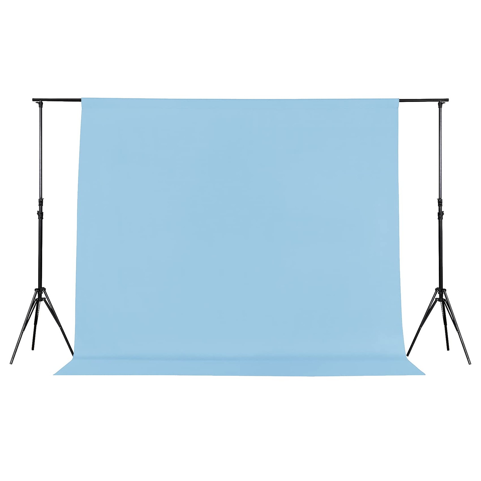 6X9 FT Light Blue Backdrop Background for Photography,Polyester Backdrop Curt…