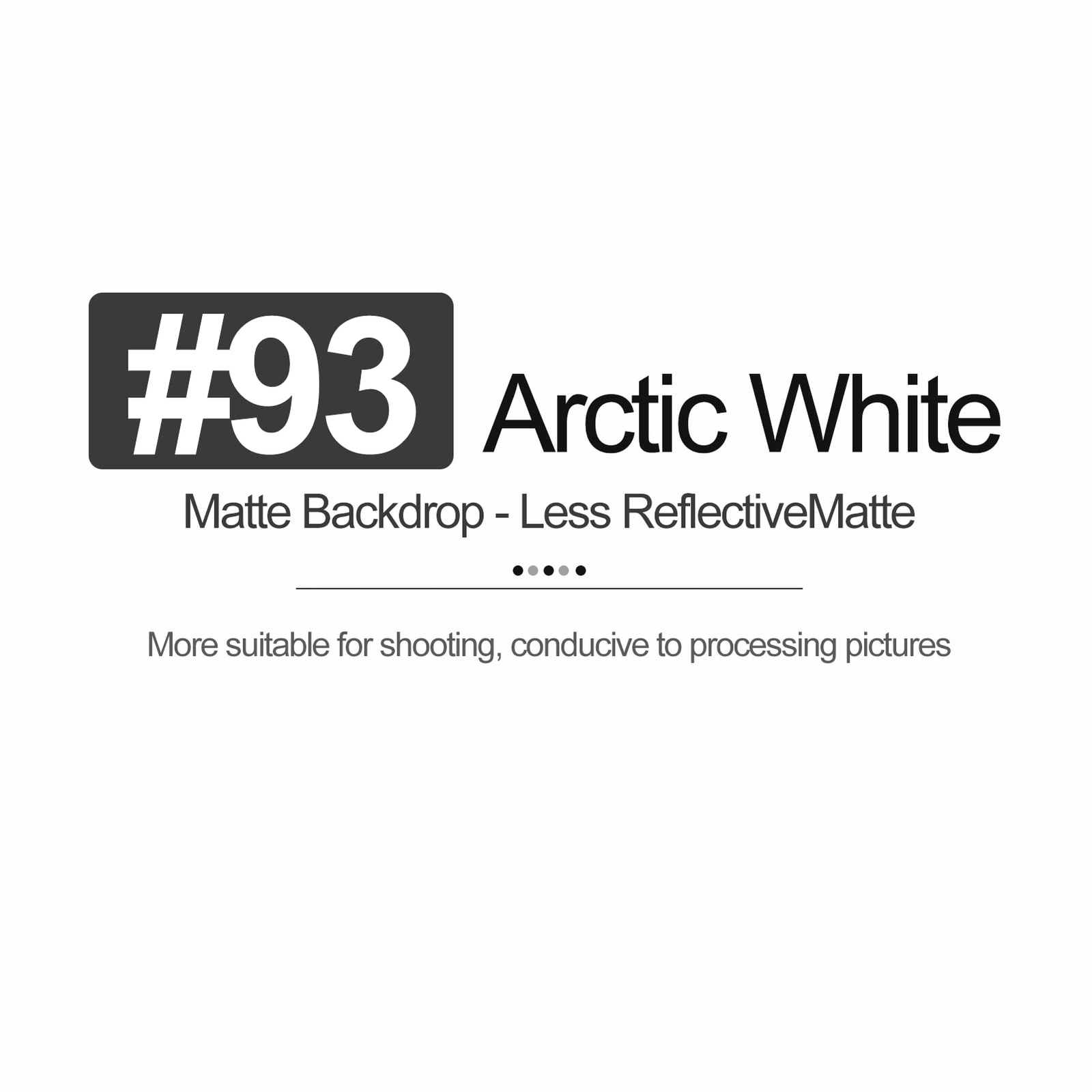 White Matte Seamless Photography Background Paper for Photoshoot, 56 Inch x 13Ft