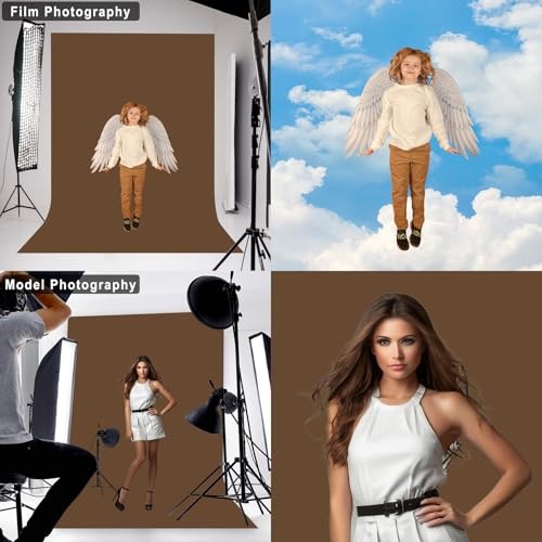 Photography Backdrop for Photoshoot, Fabric, 5×7 FT | 5X7 FT Dark Brown