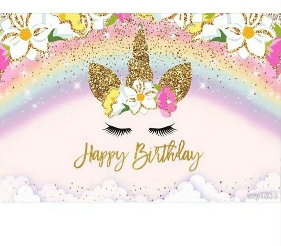Cartoon Photo Background Vinyl Birthday Party Backdrop