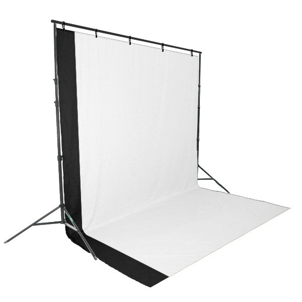 Photography Studio Softbox 3 Continuous Lighting Light Background Stand Kit