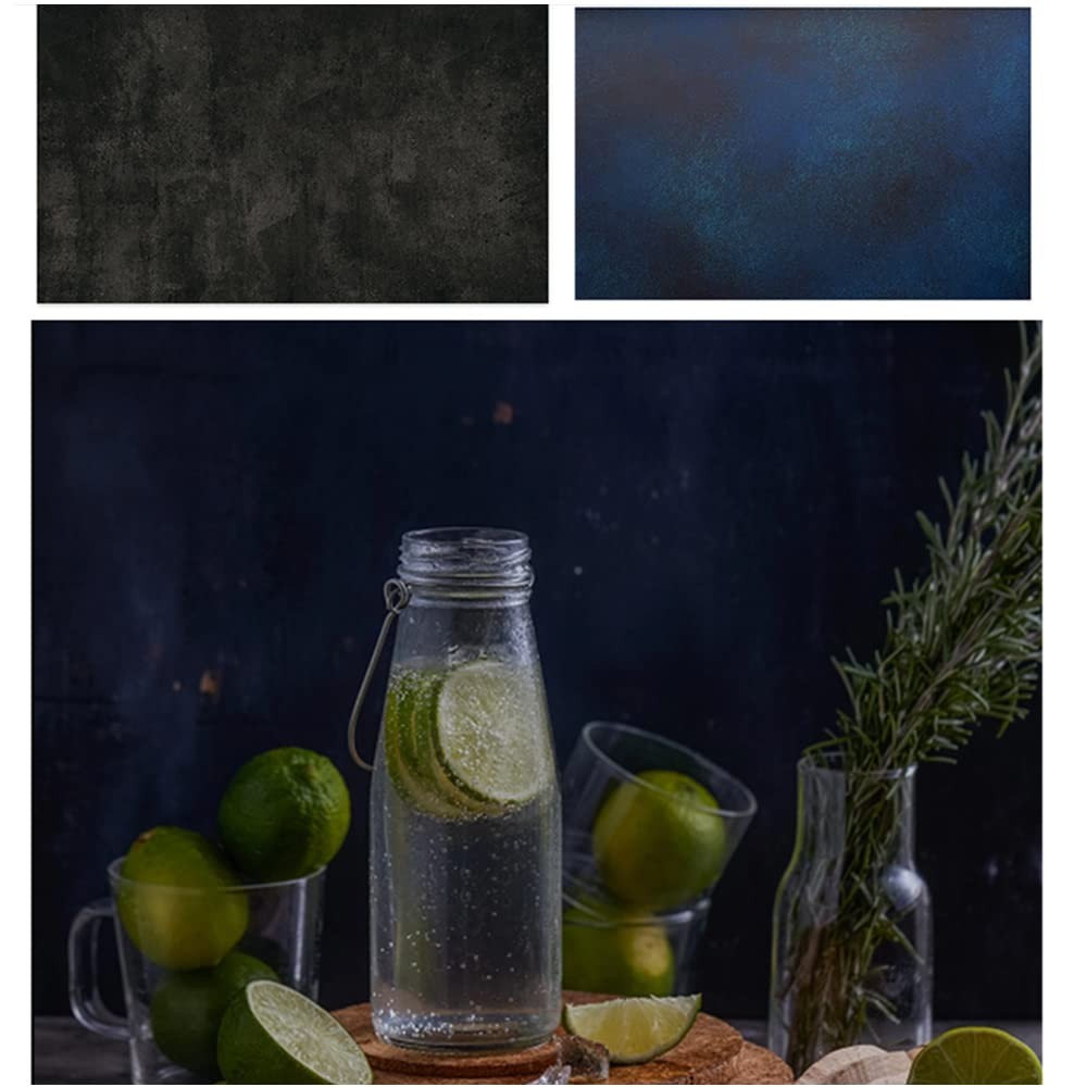 Food Photography Backdrops Paper 4 Pack Kit 22x34Inch/ 56x86cm Double Sided P…