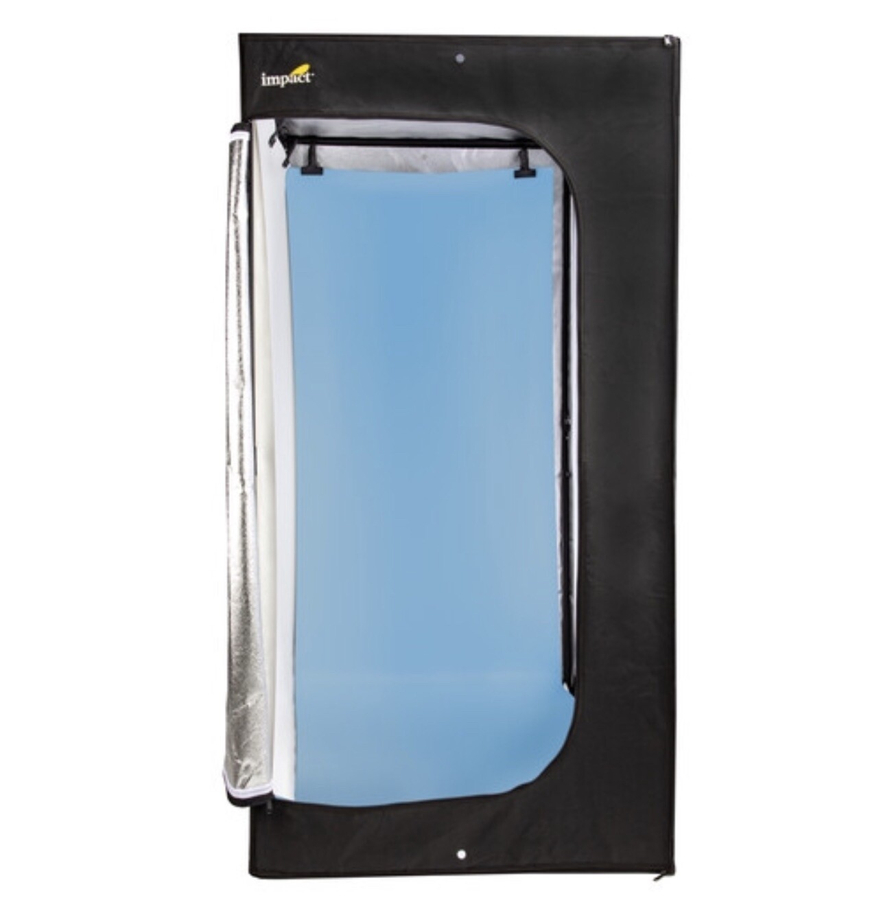 Impact Photo Pro LED Booth 400 Background Backdrops All 3 Sides Blue Black New