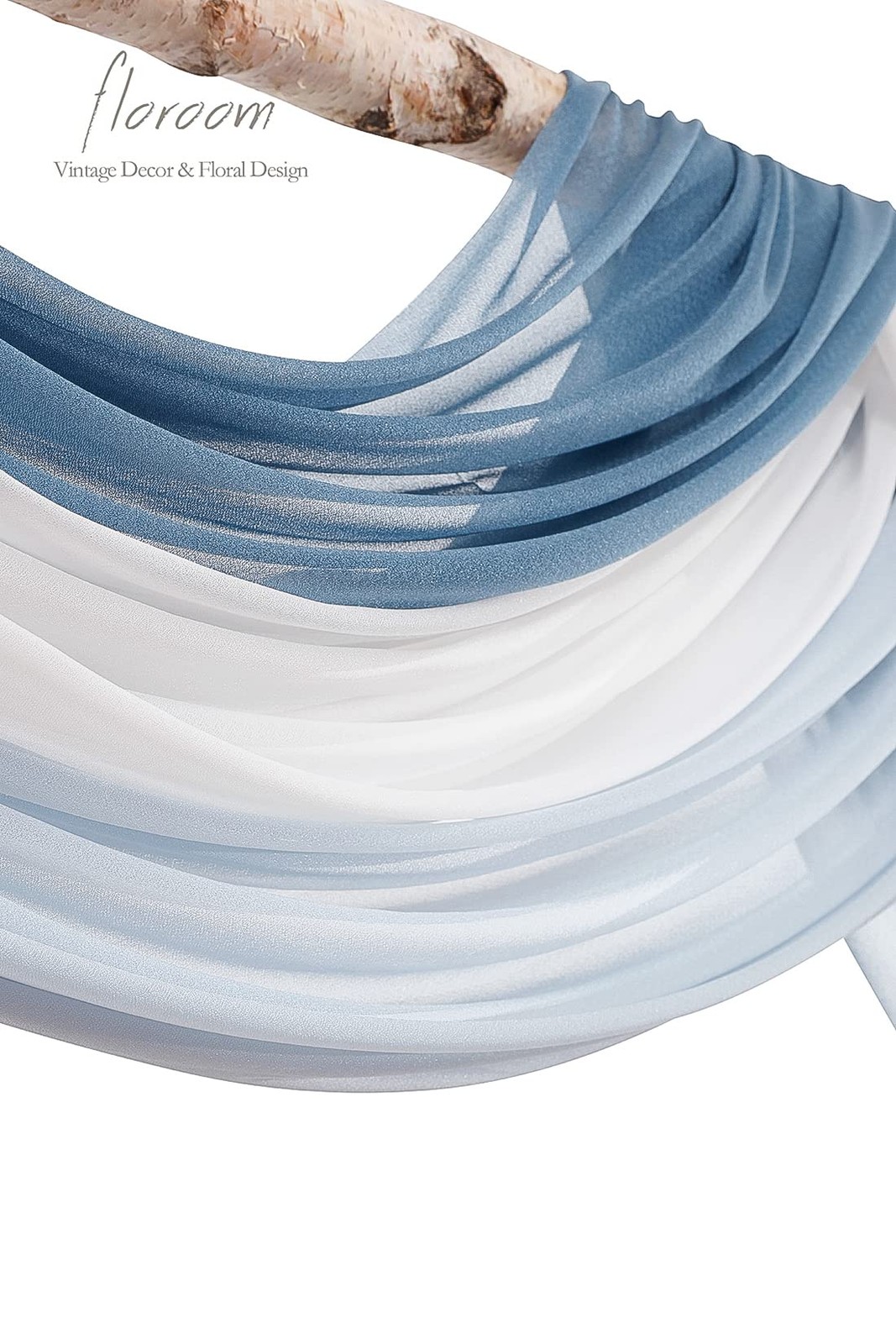 Wedding Arch Draping Fabric 3 Panels 20Ft Chiffon Fabric Drapes Arbor Drapery…