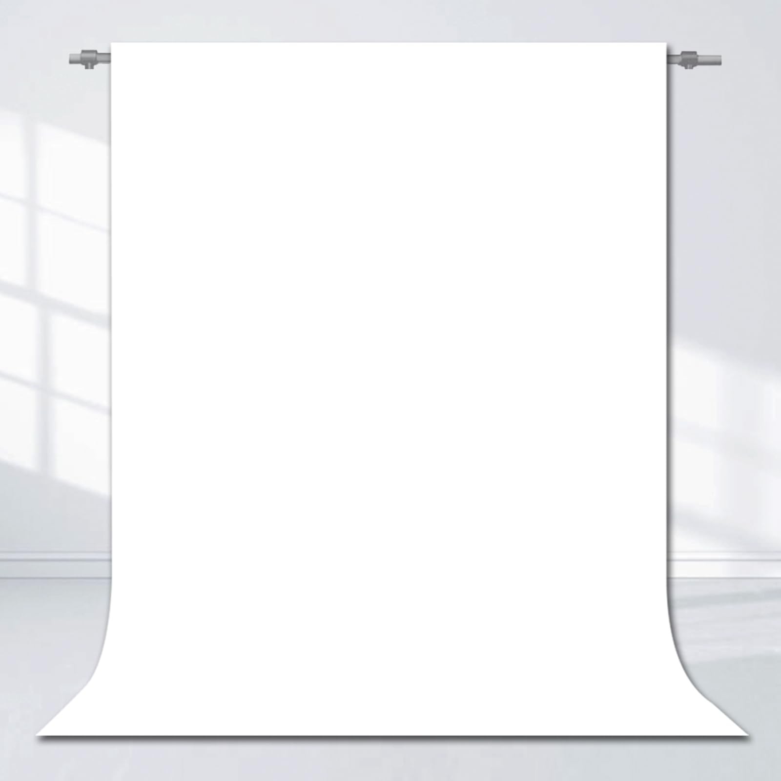 Uhexoyo White Portrait Backdrop for Photography,Photobooth 5x7FT,